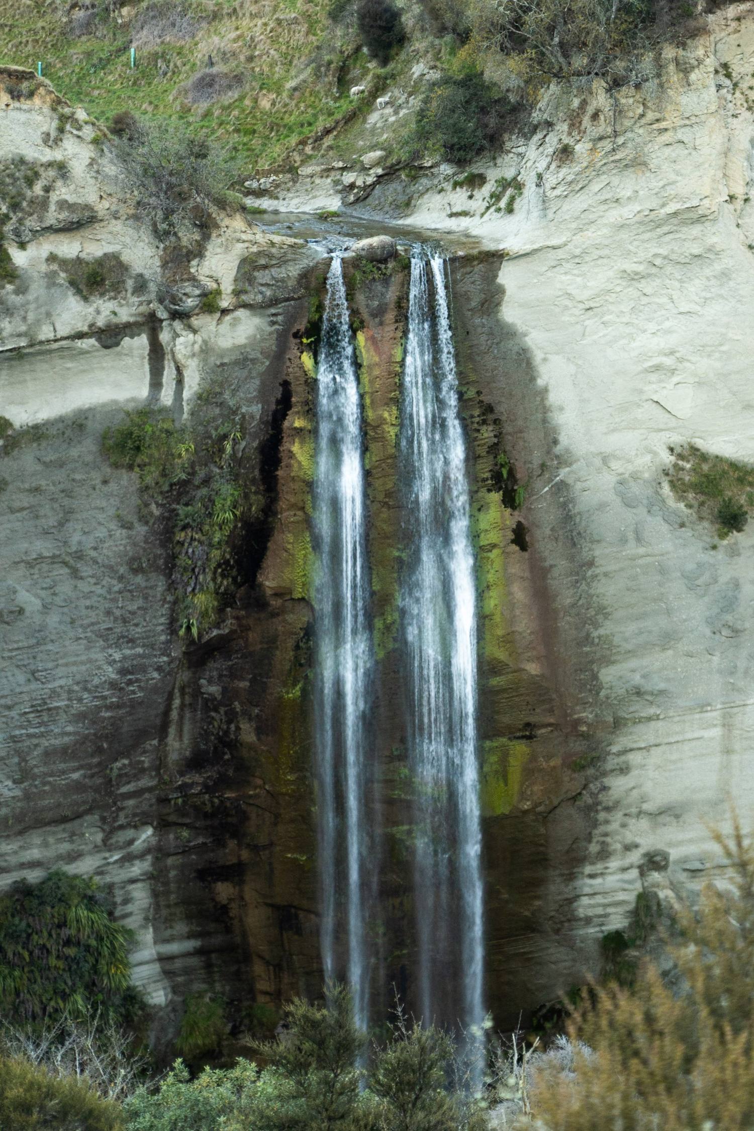 The falls in the gorge